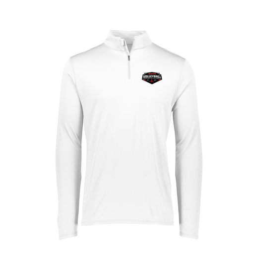 [FTLQFLWH-FAXS-LOGO1] Decker Women's Flex-Lite 1/4 Zip Shirt (Female Adult XS, White, Logo 1)