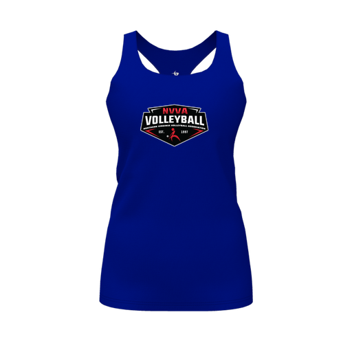 [FT0TRBRY-FYS-LOGO1] Decker Racerback Tank Top (Female Youth S, Royal, Logo 1)