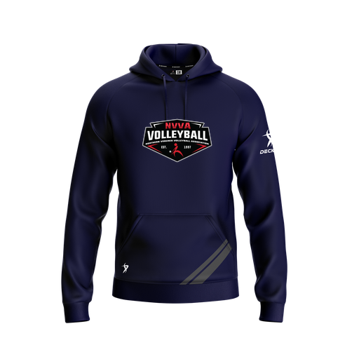 [FOLHSMNV-YXS-LOGO1] Decker Summit Hoodie (Youth XS, Navy, Logo 1)