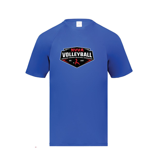 [2790.060.S-LOGO1] Men's Smooth Sport T-Shirt (Adult S, Royal, Logo 1)