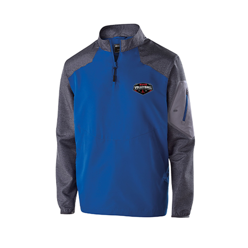 [229155.H02.XS-LOGO1] Men's Raider LS Pullover (Adult XS, Royal, Logo 1)